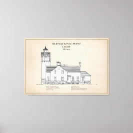 Old Mackinac Point Light - Michigan – SBD Canvastryck