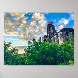 Old Malting Factory i Montreal, Quebec, Kanada Poster