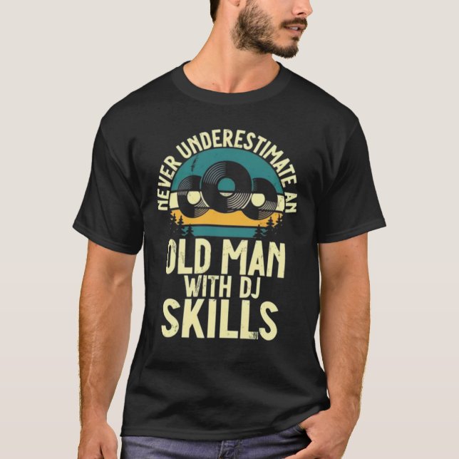 Old Man DJ T Shirt (Framsida)