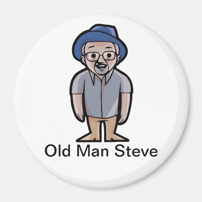 Old Man Steve Magnet (Framsidan)