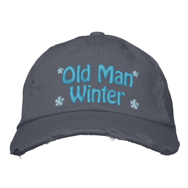 Old Man Winter Broderad Keps (Framsida)