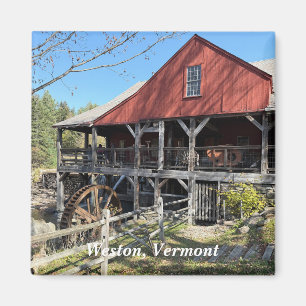 Old Mill Museum i Weston, VT Magnet