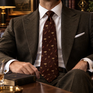 Old Money Cigar Champagne Coupe Toast Brun Slips
