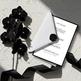 Old Money Flat Save The Date Card Spara Datumet