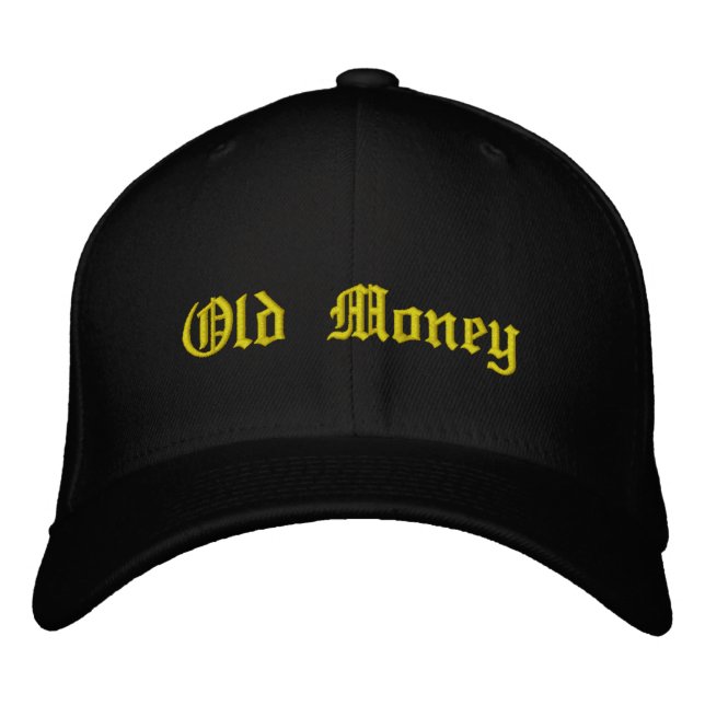 Old Money Hat Broderad Keps (Framsida)