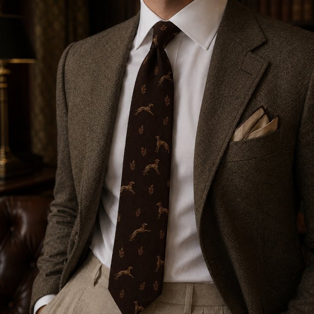Old Money Melergrå Whippet Rutmönstrad Tweed Slips (Skapare uppladdad)