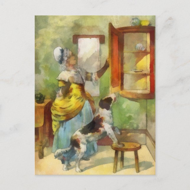 Old Mor Hubbard Vykort (Framsida)