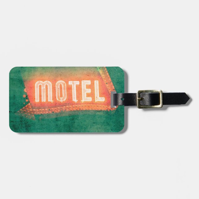Old Motel Bagagebricka (Horisontell Framsida)