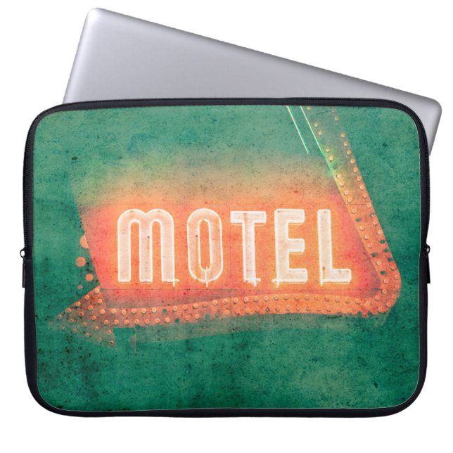 Old Motel Laptop Sleeve (Framsidan)