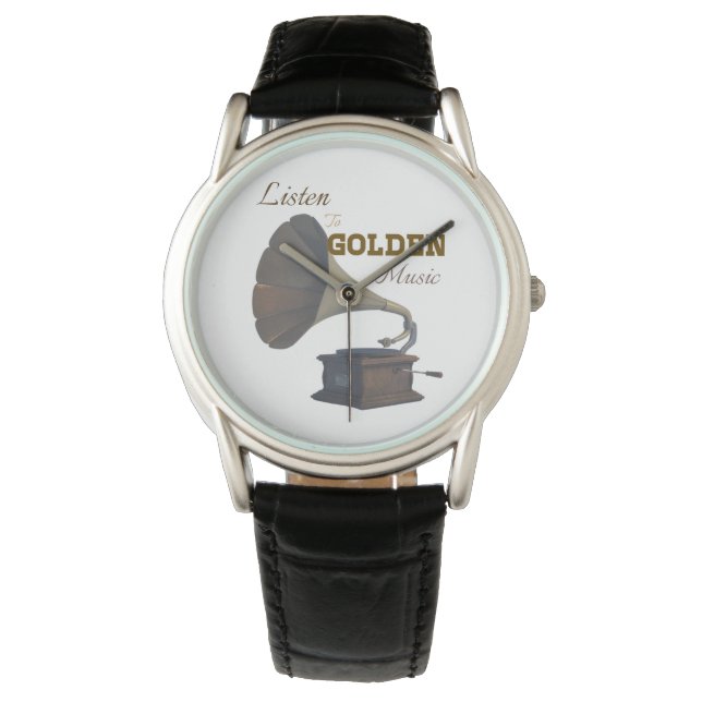 Old music  armbandsur (Framsida)