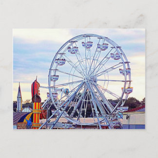 Old Orchard Beach Ferris Wheel New England Vykort