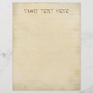 Old Parchment Letterhead