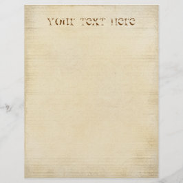 Old Parchment Letterhead