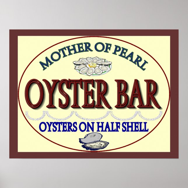 Old Pearl Oyster Pub Poster (Framsidan)