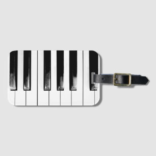 Old Piano Nycklar Bagagebricka