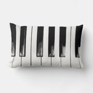 Old Piano Nycklar Lumbarkudde