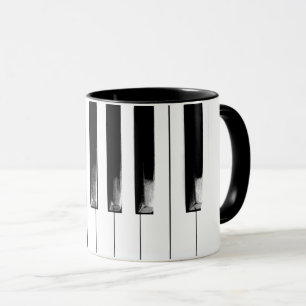Old Piano Nycklar Mugg