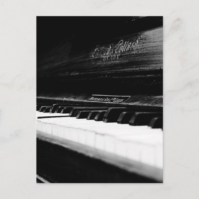 Old Piano Vykort (Framsida)