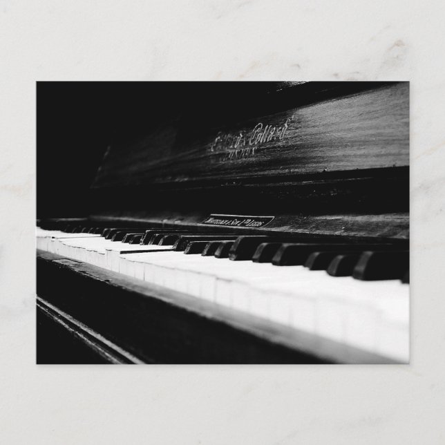 Old Piano Vykort (Framsida)