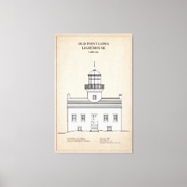 Old Point Loma Lighthouse - California - SBD Canvastryck