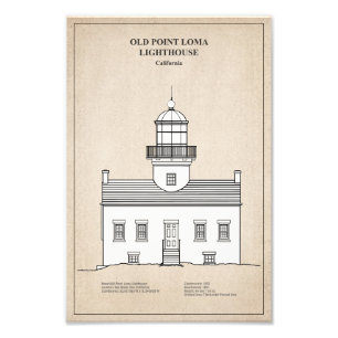 Old Point Loma Lighthouse - California - SBD Fototryck