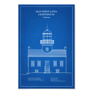 Old Point Loma Lighthouse - Kalifornien - AD Fototryck