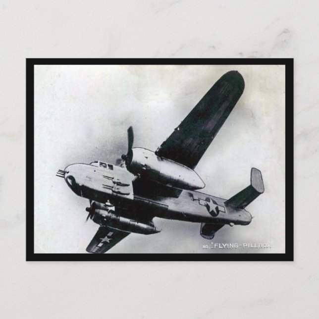 Old Postcard - North American B-25 Mitchell Vykort (Framsida)