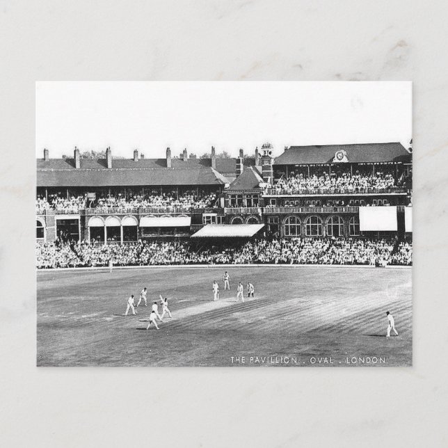 Old Postcard - The Oval Cricket Ground, London Vykort (Framsida)