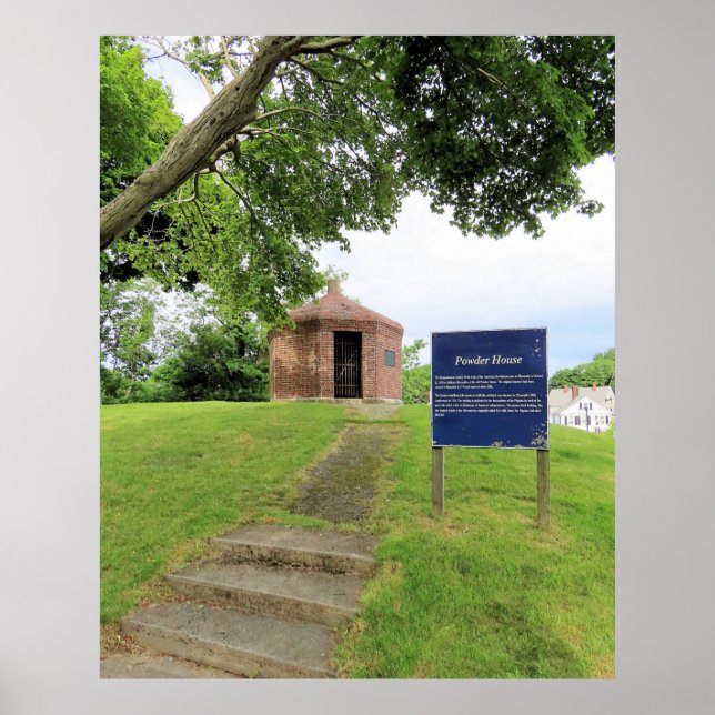 Old Powder House Plymouth MORSA Poster (Framsidan)