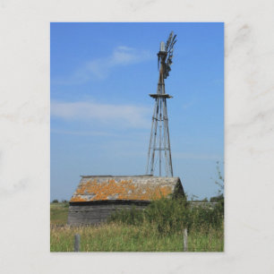 Old Prairie Kvarn Vykort