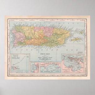 Old Puerto Rico Karta (1912) Poster