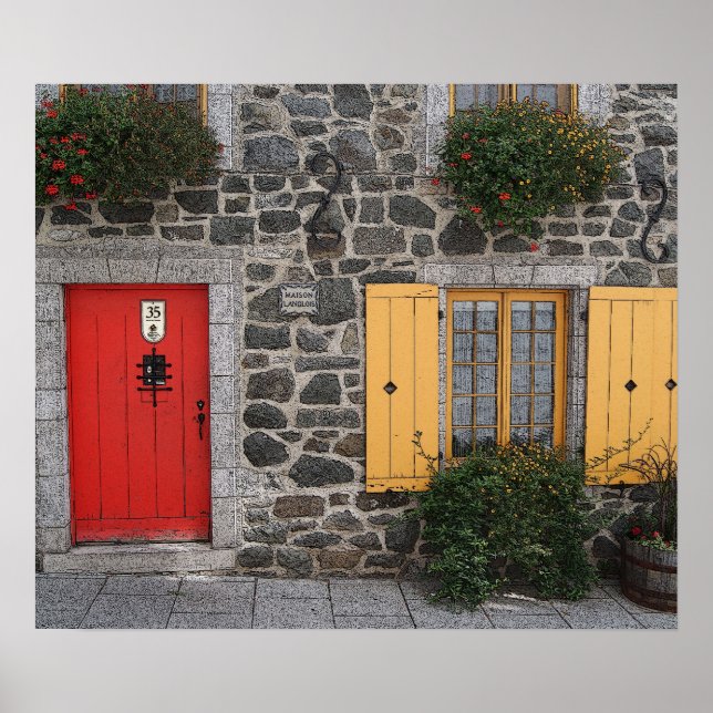 Old Quebec City, Kanada Poster (Framsidan)