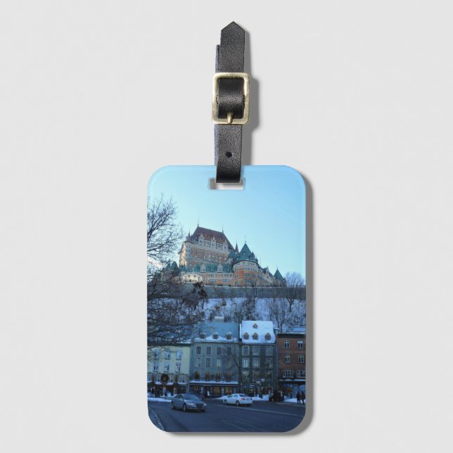 Old Quebec City, Quebec, Kanada Bagagebricka (Framsida vertikal)