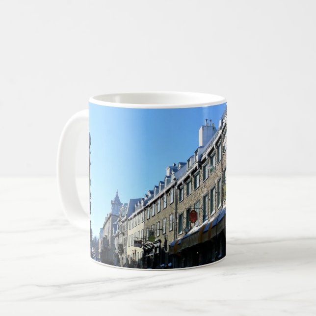 Old Quebec City, Quebec, Kanada Kaffemugg (Framsida vänster)