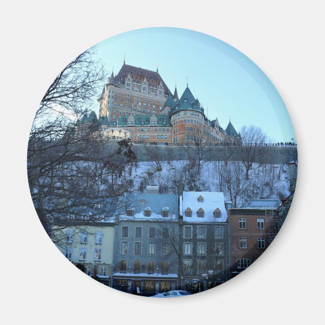 Old Quebec City, Quebec, Kanada Magnet (Framsidan)