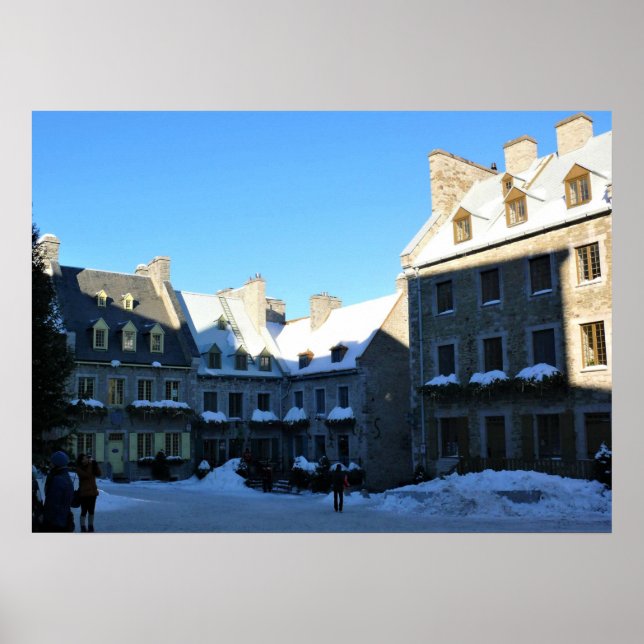 Old Quebec City, Quebec, Kanada Poster (Framsidan)