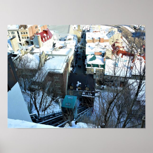 Old Quebec City, Quebec, Kanada Poster (Framsidan)