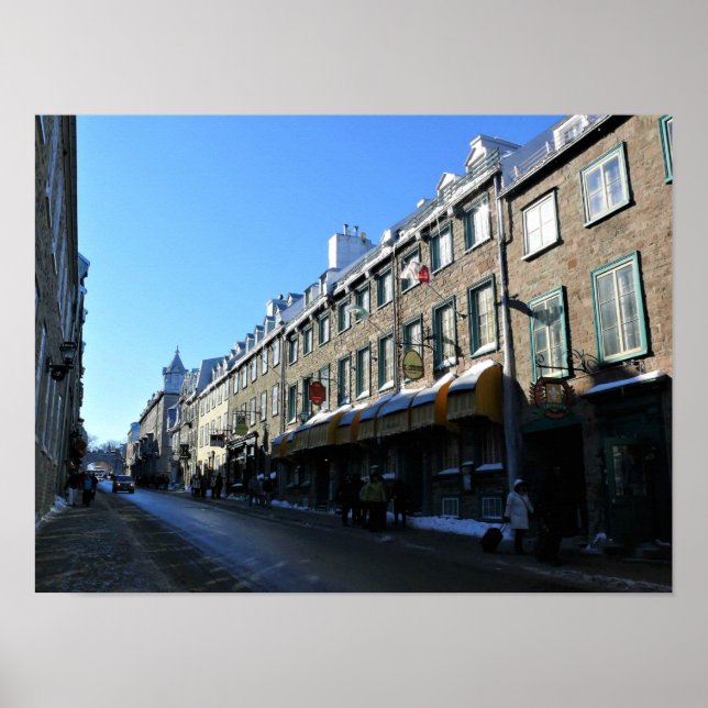 Old Quebec City, Quebec, Kanada Poster (Framsidan)