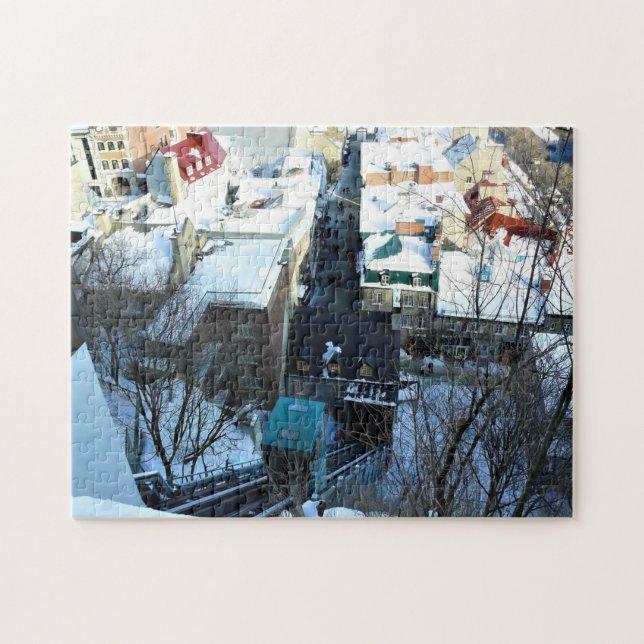 Old Quebec City, Quebec, Kanada Pussel (Horisontell)