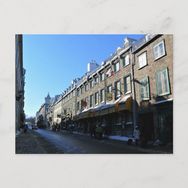 Old Quebec City, Quebec, Kanada Vykort (Framsida)