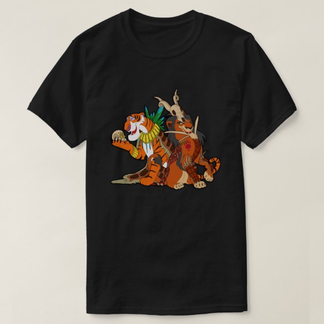 Old Queens of the Past - Scar and Shere Khan .png T Shirt (Design framsida)