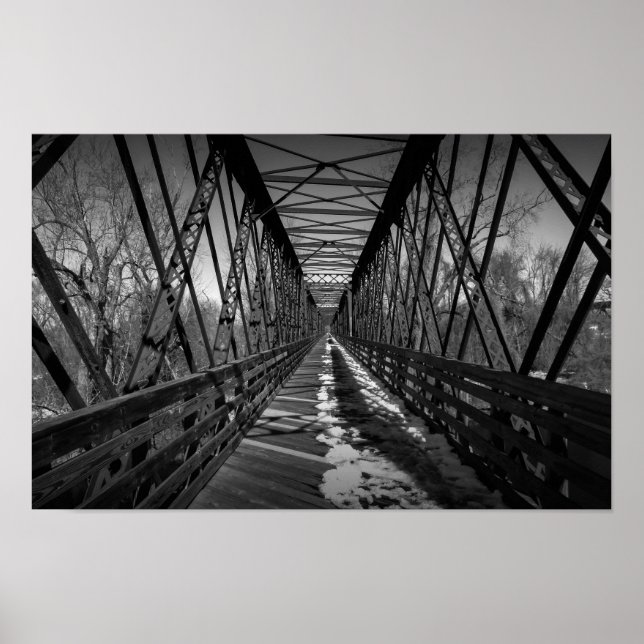 Old Railroad Bridge Poster (Framsidan)