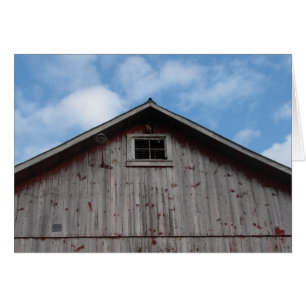 Old Red Barn Hälsningskort