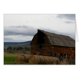 Old Red Barn Hälsningskort