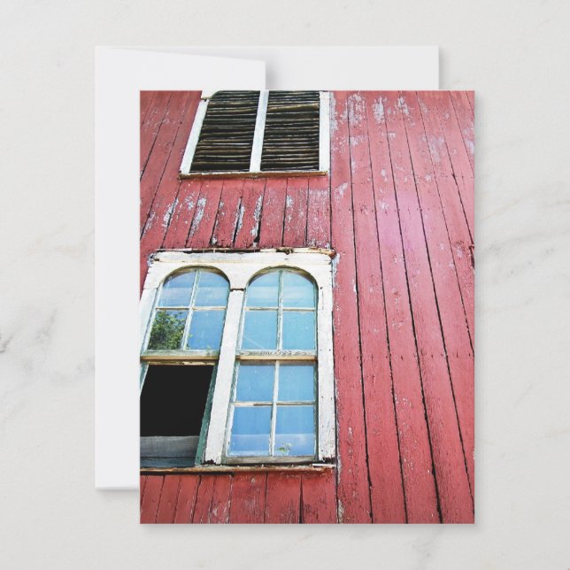 Old Red Barn Inbjudningar (Framsida)