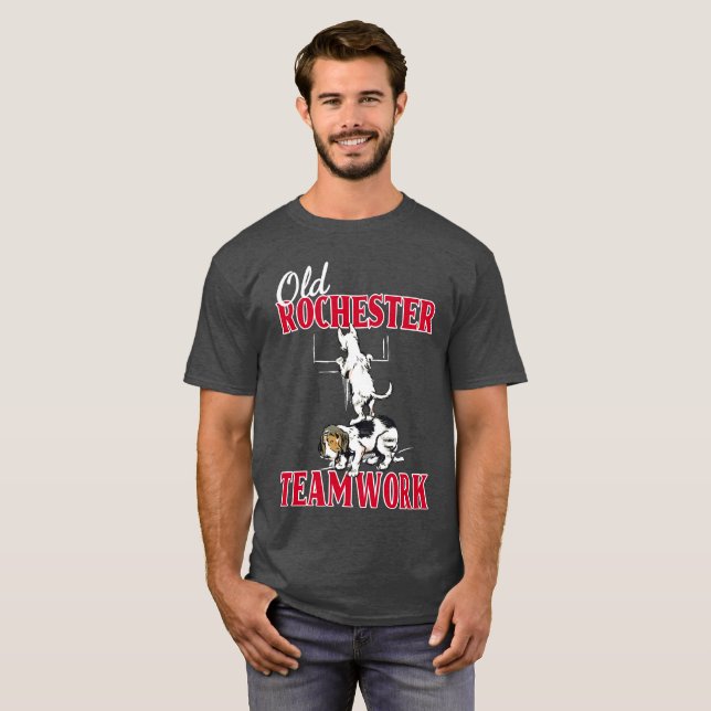 Old Rochester Teamwork Tee Shirt (Hel framsida)