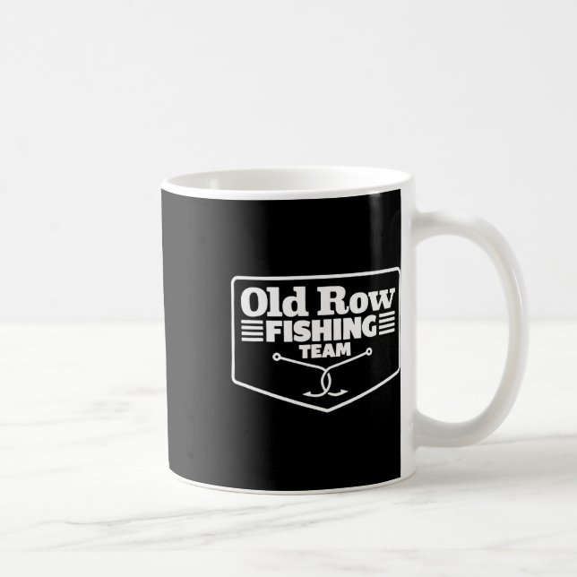 Old Row Fishing Team Funny For Men Women  Kaffemugg (Höger)