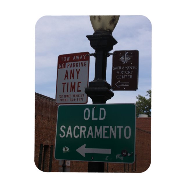 Old Sacramento Magnet (Vertikal)