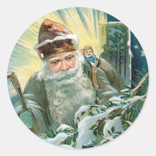 Old Saint Nicholas Runt Klistermärke