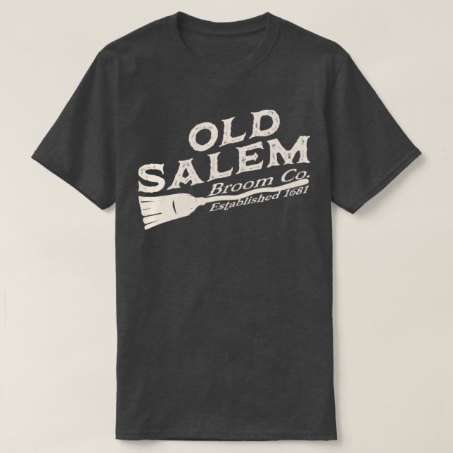 Old Salem Broom Co T Shirt (Design framsida)